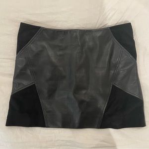 Sézane leather skirt size 36/4